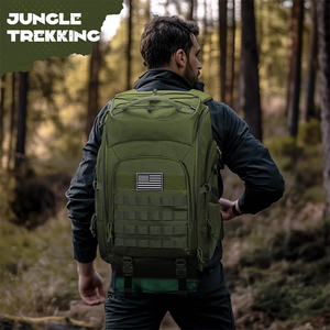 New Design Large Capacity Waterproof Oxford Outdoor <b>Backpack</b> Duffle Bag for <b>Trekking</b> Climbing Travelling - Product Image 3