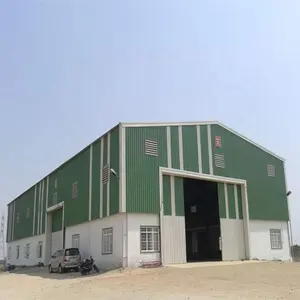 Atelier de construction pré-assemblée, cadre en acier, Structure en acier, usine