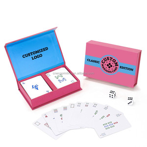 Fabricant de cartes à jouer en papier avec impression de conception personnalisée Mahjong Mah Jongg Deck pour les voyages en déplacement - Product Image 3