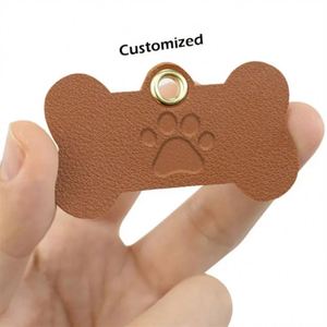 <b>Custom</b> logo Printed Blank Wholesale <b>Custom</b> Pu Leather Pet <b>Dog</b> Name Id <b>Tag</b> Pet Necklace Collar Gift for <b>Dog</b> - Product Image 3