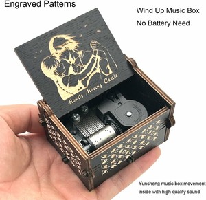 Caja de música de Anime, manivela pequeña, caja de música de Castillo Aullador, caja de música de Castillo móvil con melodía, caja de música, aullidos, Castillo móvil - Product Image 4
