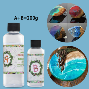 <b>Clear</b> and Transparent Liquid Crystal Epoxy <b>Resin</b> for Art Jewelry, River Table,100g to 4kg Packaging Specification Customization - Product Image 2