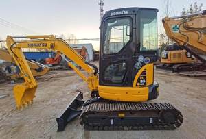 Excavadoras Komatsu Japonesas en Venta, Miniexcavadora Komatsu PC35 de 3.5 Toneladas, Excavadora de Cadenas en Buen Estado, PC35 - Product Image 4