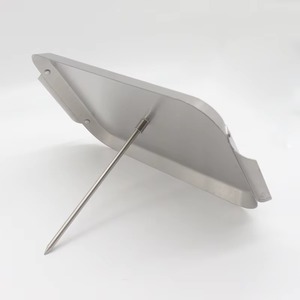 Grille de rôtissage de poulet en acier inoxydable pour barbecue avec broche et plat de cuisson, outil de grillade extérieur - Product Image 3