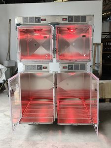Meerkamerige roestvrijstalen ademende, eenvoudige, klassieke zuurstofkooi voor honden & katten in dierenklinieken & IC's - Product Image 3