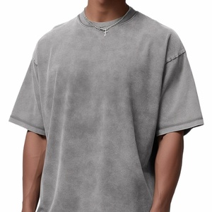 Camisetas Vintage personalizadas para hombre y para mujer, camisetas de gran tamaño, Camisetas Básicas de algodón lisas de manga corta para entrenamiento de verano - Product Image 1