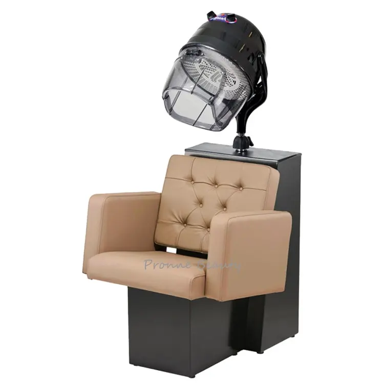 Cadeira de salão de beleza luxuosa para barbeiro, secador de cabelo, móveis de salão para secador de pólo
