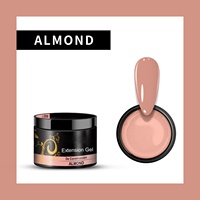 Produits de salon de manucure OEM à marque privée, logo personnalisé, gel dur pour construction d'ongles, gel d'extension rose naturel nude