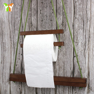 Simple wooden <b>paper</b> <b>roll</b> <b>holder</b>, outdoor camping napkin rack, towel rack, hanging <b>paper</b> towel <b>holder</b> (no drilling required) - Product Image 1
