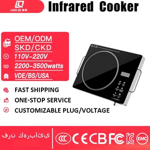 Điện Hồng Ngoại Bếp 2200-3500W di động cảm ứng đung cho xe/RV sử dụng lẩu chức năng thiết kế chống thấm nước - Product Image 5