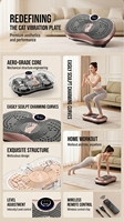 Tragbares Fitnessgerät für zu Hause, Schlankheits-Vibrationsplatte, Massagegerät, Körpertrainingsgerät, Stahlkonstruktion, 1-999 Geschwindigkeitsstufen