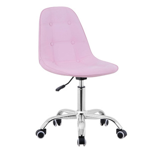 Modern Design Wielen Lift Draaistoel Ergonomisch Huismeubilair Kantoorstoel Hete Verkoop Roze Goedkope Draaibare Bureaustoel