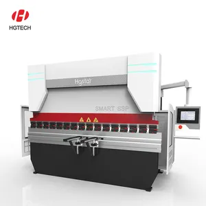 HGSTAR 135T/3200 Electrohidráulico Servo Válvula CNC Prensa Freno Dobladora de chapa hidráulica para placa de acero plegable