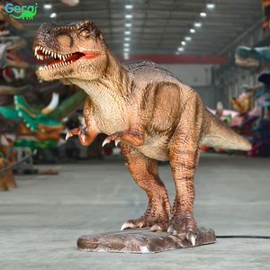 Dinosaurios Animatrónicos de Parque de Atracciones, Modelo de Dinosaurio Mecánico de Tamaño <span class=keywords><strong>Real</strong></span> para Exhibición, Sensor Infrarrojo, <span class=keywords><strong>Tiranosaurio</strong></span> <span class=keywords><strong>Rex</strong></span> - Product Image 1