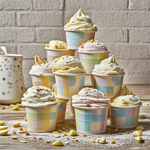 4oz 5oz 10oz <b>Disposable</b> Paper <b>Cups</b> for Ice Cream & Frozen Yogurt Custom Logo Single Wall for Ice Cream Shops - Product Image 5