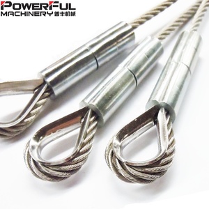 両端にダブルループ付きオイルスプライスソフトスチールワイヤーケーブルスリング建設用ANSI対応 - Product Image 3