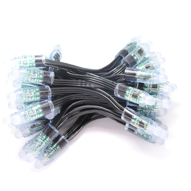 12Mm 12V Rgb Dmx Ip65 Colorful Led Point Light Source Rgbw Dmx Pixel Led Light Ws2811