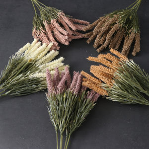 Arrangement <span class=keywords><strong>de</strong></span> fleurs décoratives pour <span class=keywords><strong>mariage</strong></span>, panier <span class=keywords><strong>de</strong></span> fleurs d'ouverture, <span class=keywords><strong>Bouquet</strong></span> <span class=keywords><strong>de</strong></span> fleurs d'oreille <span class=keywords><strong>de</strong></span> <span class=keywords><strong>blé</strong></span> artificiel, Offre Spéciale - Product Image 3