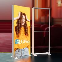 Lintel Global Breveté Modulaire Led Lightbox Cadre Festanding Led Lightbox Stand Exposition Lightbox Seg Tissu Publicité