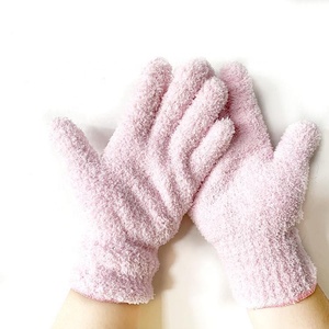 Gants de dépoussiérage en microfibre MIG4U, gants de nettoyage réutilisables <span class=keywords><strong>pour</strong></span> stores, fenêtres, volets, meubles, voitures, gris, épaisseur moyenne, 2 paires S/M - Product Image 4
