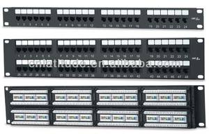 Panel de Conexiones LE-P3724S de 19 Pulgadas 1U, 24 Puertos Cat6 RJ45, Panel de Gestión de Cables para Rack de Servidor, 483x44.5x83mm - Product Image 3