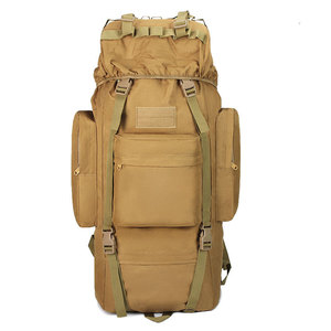 Unisex Camouflage 75L Tactical Backpack Vintage Style Large Capacity <b>Rucksack</b> Zipper Outdoor <b>Camping</b> Mountaineering Hunting Bag - Product Image 5