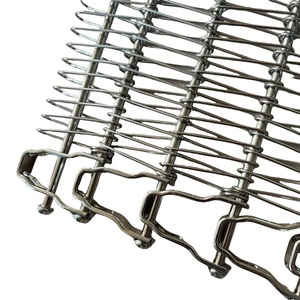 Yeni Gıda Sınıfı Paslanmaz Çelik Konveyör Bantları Isıya Dayanıklı Ayarlanabilir Hız Dayanıklı <span class=keywords><strong>CE</strong></span> ISO Sertifikalı Restoranlar Gıda - Product Image 2