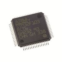 Nuevo MCU ARM Original de 32 bits, 72 MHz, 51 E/S, 2V a 3.6V, LQFP-64, Chip MCU STM32F103RCT6TR, STM32F103RCT6