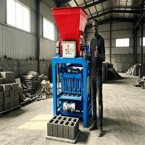 Máquina Automática Hidráulica para Fabricar Bloques de Hormigón Huecos, Equipo de Moldeo con Motor para Uso en la Construcción de Edificios - Product Image 1