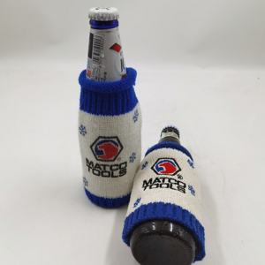 Bira şişe soğutucu örgü kazak şişesi ile özel logo - Product Image 5