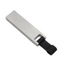 Memoria USB Metálica con Logotipo Personalizado GRATIS, 2GB 4GB 8GB, Precio Bajo al por Mayor, Pendrive USB 2.0 con Logotipo, 16GB 32GB 64GB 128GB