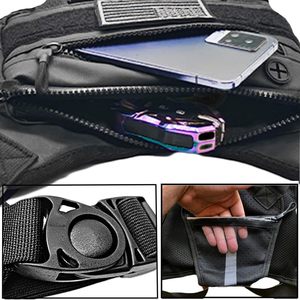 กระเป๋าคาดอกแบบยุทธวิธี  พร้อมช่องใส่เครื่องรับวิทยุ  แบบสะพายหน้า  สำหรับผู้ชายและผู้หญิง  ตัวอย่างสินค้าฟรี - Product Image 3