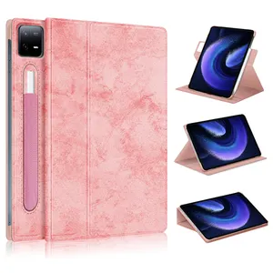 NET-CASE Wholesale 360 Rotating Pencil Holder Cover Case For Xiaomi MI Pad 6 / MI Pad 6 Pro 11 Inch Tablet Shell