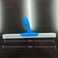 Serpillère flexible en silicone et aluminium extensible pour hôtel, salle de bain, garage, nettoyage commercial
