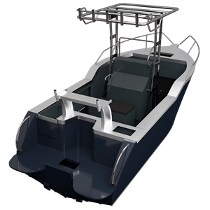 เรือตกปลาอลูมิเนียม 6 ที่นั่ง คุณภาพสูง ดีไซน์ใหม่ ปี 2025 - Product Image 4