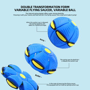 Juguete de Disco Volador Mágico de Plástico con 3 Luces Brillantes, Juguetes Voladores para Niños, Pelota de Juego al Aire Libre, Juguetes Deportivos - Product Image 4