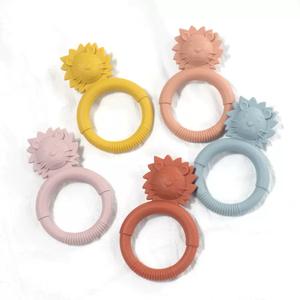 <span class=keywords><strong>Mordedor</strong></span> de Silicona Ecológico para Bebés, Juguete de Dentición para Recién Nacidos, <span class=keywords><strong>Mordedor</strong></span> de Silicona Unisex para Bebés - Product Image 3