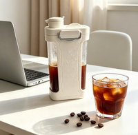Cafetera para Café Frío, Cafetera para Café Helado y Tetera, Jarra para Té Helado