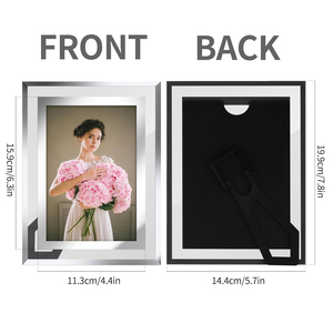 Custom <strong>Photo</strong> <strong>Frames</strong> Glass <strong>Photo</strong> <strong>Frame</strong> <strong>A4</strong> 4x6 5x7 Picture <strong>Frames</strong> A3 Silver Crystal Glass <strong>Photo</strong> <strong>Frames</strong> - Product Image 3