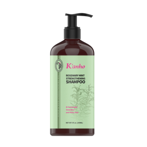 Champú Fortalecedor Kanho de Romero y Menta de 240 ml con Biotina, Limpia y Ayuda a Fortalecer el Cabello Débil y Quebradizo - Product Image 1