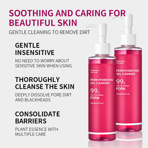 Cuidado de los poros de la piel grasa Lavado DE CARA coreano para mujeres Gel <span class=keywords><strong>limpiador</strong></span> 99% Pdrn Limpiadores faciales hidratantes - Product Image 5