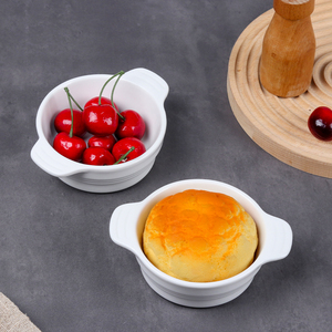 Ensemble de 4 ramequins de 8 oz, bols à soufflé, bols à crème brûlée en céramique pour pudding, yaourt, crème glacée - Product Image 6