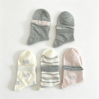 Chaussettes ras du cou personnalisées en gros, polyvalentes, respirantes, antidérapantes, tricotées, avec logo personnalisé, pour usage quotidien décontracté