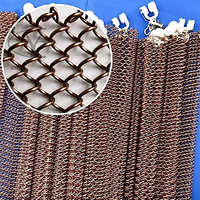 Rideau en maille métallique décoratif personnalisable Yuchen pour cloisons et écrans – Design de luxe pour intérieur
