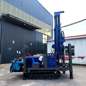 Machine de forage de puits d'eau diesel portable à usage intensif sur pneus avec pompe à engrenages, moteur, profondeur maximale de 180 m - Product Image 4