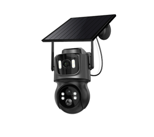 4MP 6X Zoom de baja potencia Solar Pensel Wifi cámara de doble lente de seguridad al aire libre inalámbrica Bullet cámara domo PTZ P2P a prueba de agua - Product Image 4