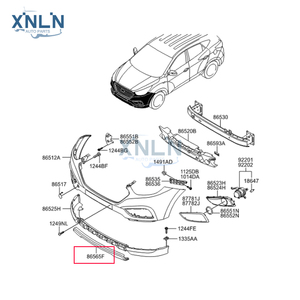 XINLIN AUTO PARTS Panel Inferior de Parachoques Delantero para <span class=keywords><strong>Hyundai</strong></span> <span class=keywords><strong>Tucson</strong></span> <span class=keywords><strong>2018</strong></span>-2021 OEM 86565-D3500 Reemplazo de Placa Protectora de Parachoques Delantero - Product Image 6