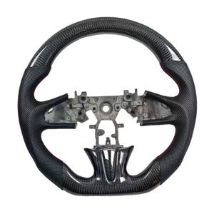 Volant <span class=keywords><strong>sport</strong></span> pour <span class=keywords><strong>Infiniti</strong></span> Q50 2013 2014 2015 2016 2017 2018 2019 Volant <span class=keywords><strong>sport</strong></span> en cuir perforé et fibre de carbone - Product Image 5