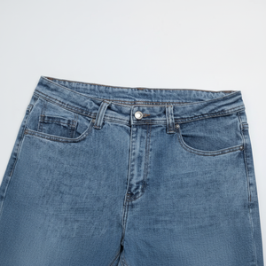 Qualité supérieure en gros nouvelle mode ample droite délavé Baggy hommes Jeans pantalon décontracté personnalisé Denim Jeans hommes - Product Image 1
