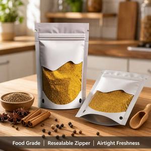 Sacchetto in Mylar Premium con Finestra Trasparente Richiudibile per Caramelle Dure, Cioccolato, Gommose e Confetteria - Confezione per Vendita al Dettaglio - Product Image 4